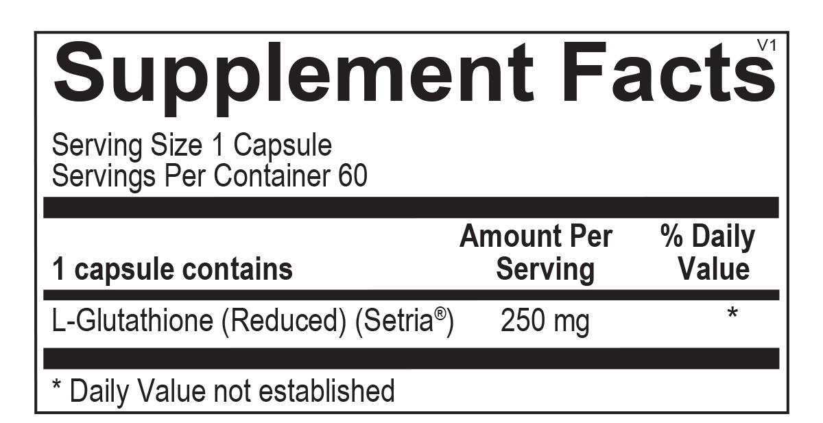 Reduced Glutathione REDNutritionals Reduced Glutathione REDNutritionals